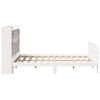 vidaXL Bookcase Bed without Mattress White 160x200 cm Solid Wood Pine