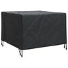 vidaXL Furniture Cover Plain Black 99 x 99 x 60 cm 210D Oxford Fabric