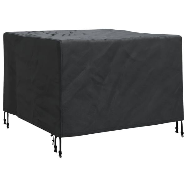 vidaXL Furniture Cover Plain Black 99 x 99 x 60 cm 210D Oxford Fabric