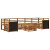 vidaXL Outdoor Sofa Set 8 pcs Natural Solid Acacia Wood