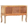 vidaXL Sideboard 110x35x75 cm Solid Mango Wood