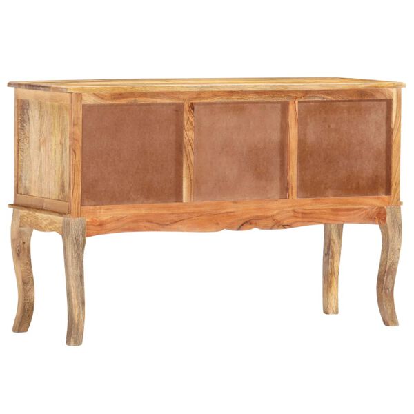 vidaXL Sideboard 110x35x75 cm Solid Mango Wood