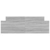 vidaXL Bed Frame without Mattress Grey Sonoma 150x200 cm King Size