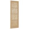 vidaXL Interior Door ORKDAL Brown 73.5 x 211 cm Plywood