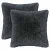 vidaXL Cushion with Pillow HEERLEN 6 pcs Anthracite PV Fleece