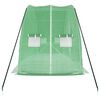 vidaXL Greenhouse with Steel Frame Green 12 m&sup2; 6x2x2.85 m