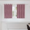 vidaXL Blackout Curtains 2 pcs Dark Pink 140 x 140 cm Velvet