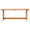 vidaXL Outdoor Bench Brown 119 x 35 x 47cm Solid pine wood