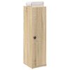 vidaXL Bathroom Cabinet with Roll Holder Sonoma Oak 20.5x22x72 cm