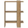 vidaXL Bookshelf Artisan Oak 52 x 25 x 71.5 cm Engineered Wood