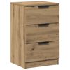 vidaXL Bedside Cabinet Artisan Oak 40x36x65 cm Engineered Wood