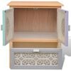 vidaXL Side Cabinet Multicolour 46 x 34 x 55.5 cm Paulownia Wood