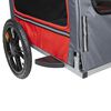 Animal Boulevard Pet Bike Trailer M 130x63x78 cm Red and Grey