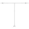 vidaXL Freestanding Manual Retractable Awning 300x250 cm Yellow/White