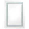 vidaXL LED Bathroom Mirror Cabinet Concrete Grey 50x13x70 cm