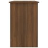 vidaXL Desk Brown Oak 100x50x76 cm Engineered Wood