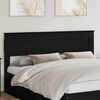 vidaXL Headboard Black Oak 200 cm Engineered wood