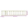 vidaXL Chicken Cage 1.5x9x1.5 m Impregnated Pinewood