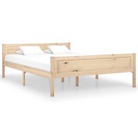 vidaXL Bed Frame Solid Pinewood 140x200 cm