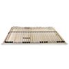 vidaXL Slatted Bed Base without Mattress with 28 Slats 7 Zones 100x200 cm