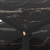 vidaXL Coffee Table Black 80x80x35 cm Tempered Glass