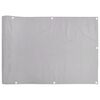 vidaXL Balcony Privacy Screen Grey 300x75 cm PVC