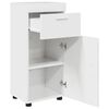 vidaXL Bathroom Cabinet Set TULUM High Gloss White 37 x 31.5 x 82 cm