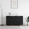 vidaXL Sideboard Black 135 x 41 x 75 cm Engineered Wood