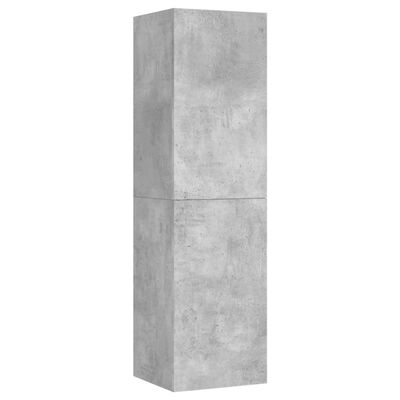 vidaXL TV Cabinets 2 pcs Concrete Grey 30.5x30x110 cm Engineered Wood