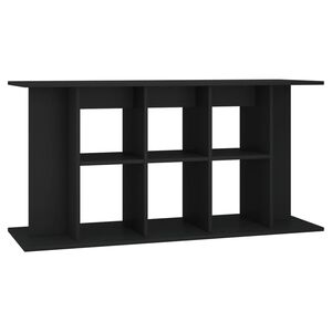 vidaXL Aquarium Stand Black 120x40x60 cm Engineered Wood