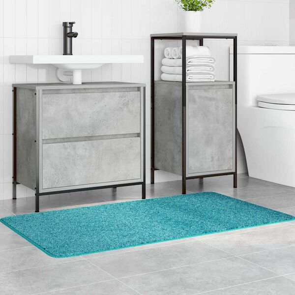 vidaXL Anti-slip Bath Mat Turquoise 70 x 120 cm PP