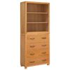 vidaXL Storage Furniture Set with Drawer Brown Engineered wood
