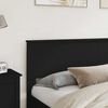 vidaXL Headboard Black Oak 200 cm Engineered wood