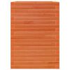 vidaXL Garden Planter Wax Brown 50x50x68.5 cm Solid Wood Pine