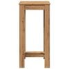 vidaXL Bar Table Artisan Oak 51x50x103.5 cm Engineered Wood
