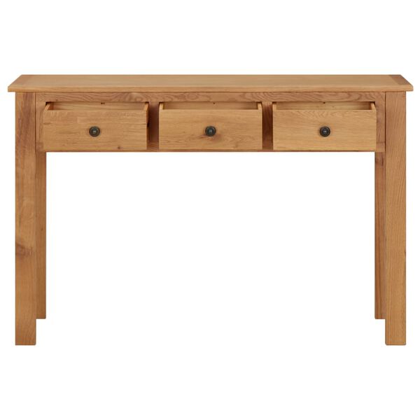 vidaXL Dressing Table 118x40x77 cm Solid Oak Wood