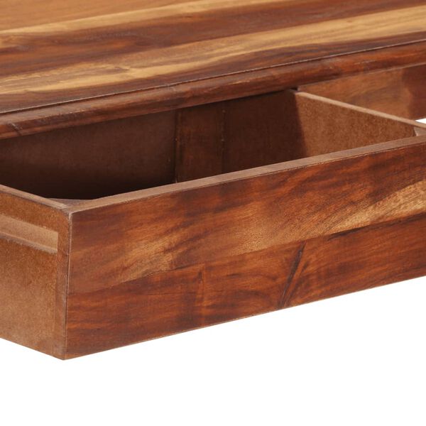 vidaXL Writing Desk with Drawer 110x50x77 cm Solid Wood Acacia
