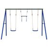 vidaXL Outdoor Swing Set with Swings and Trapeze