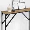 vidaXL Console Table Artisan oak 140 x 23 x 75 cm