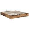 vidaXL Ottoman Bed Frame Old Wood 203 x 180 x 25 cm Chipboard