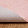 vidaXL Faux Sheepskin Rug Tafalla Pink &Oslash; 160 cm Polyester