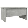 vidaXL Coffee Table Concrete Grey 80x50x42.5 cm Engineered Wood