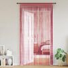 vidaXL String Curtains 2 pcs Pink 140x250 cm