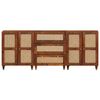 vidaXL Sideboard Set 3 pcs Brown 180 x 33 x 75 cm Solid Mango Wood