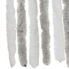 vidaXL Fly Curtain Light Grey and White 56x185 cm Chenille