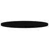 vidaXL Table Top Dark Brown 120x60x4 cm Solid Wood Oak Oval