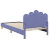 vidaXL Children's Bed Frame with Headboard Jeans Blue 90 x 190 cm