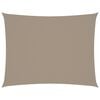 vidaXL Sunshade Sail Oxford Fabric Rectangular 3.5x4.5 m Taupe
