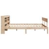 vidaXL Bed Frame without Mattress 135x190 cm Double Solid Wood Pine