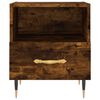 vidaXL Bedside Cabinets 2 pcs Smoked Oak 40x35x47.5 cm Engineered Wood